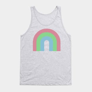 Polysexual Flag Rainbow Design Tank Top